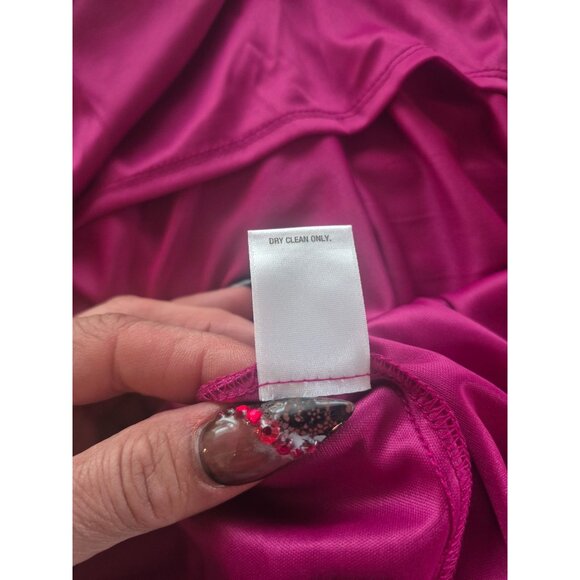 Dressbarn Womens Fuchsia Sleeveless Dress 16W - Picture 5 of 7